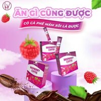 (Hộp 15 gói)Cà phê giảm cân mâm xôi Raspberry đốt cháy mỡ thừa hiệu quả Chính hãng