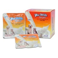 Hộp ( 15gói x 100g ) Sữa bột cao cấp giành cho chó mèo Bio Milk = Hộp Bio 15 gói =