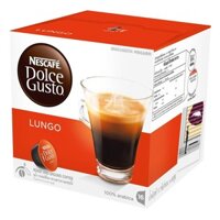 Hộp 16 Viên Nén Cà Phê Rang Xay Nescafe Dolce Gusto - Lungo 112g