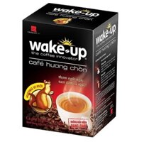 Hộp 18 gói Cà phê sữa cafe chồn Wake Up 306g (18 gói x 17g)
