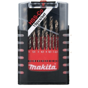 Hộp 19 Mũi Khoan Kim Loại HSS-Co Makita D-50463