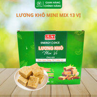 [Hộp 1Kg] Lương Khô Mix 13 Vị - Thơm Ngon, Bổ Dưỡng, Tiện Lợi - Thương Hiệu SBT