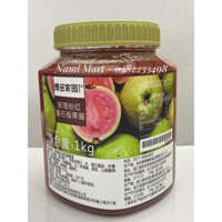 Hộp 1kG Mứt sốt Ổi hồng Boduo dùng trong Pha chế trà hoa quả - hàng chính hãng