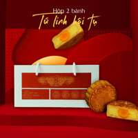 Hộp 2 bánh trung thu handmade cao cấp