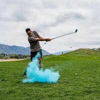 Hộp 2 bóng golf khói Smoke Golf Ball | RainBow