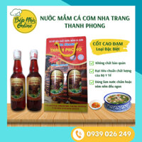 Hộp 2 chai nước mắm cá cơm Nha Trang cốt cao đạm Thanh Phong - Loại đặc biệt