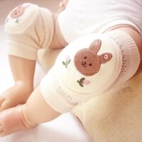 Hộp 2 Đệm Tất Gối Tập Bò Tập Đi Bảo Vệ Đầu Gối Cho Bé Chất Liệu Xuất Hàn Cao Cấp An Toàn