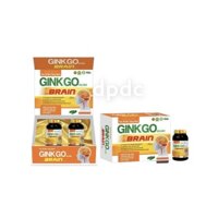 [Hộp 2 lọ] Viên Bổ Não Thông Mạch Brain Max Ginkgo Biloba 600mg dùng cho người bị thiểu năng tuần hoàn não, thiếu máu