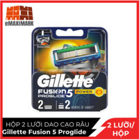 Hộp 2 lưỡi dao cạo Gillette Fusion Proglide 5