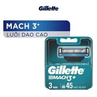 Hộp 2 lưỡi dao cạo râu Gillette Mach3