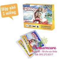 Hộp 2 miếng dán say xe Bingo – dùng được cho trẻ nhỏ từ 3 tuổi – dán chống say từ thảo dược