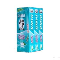 Hộp 2 tuýp Kem đánh răng ông tây đen Darlie tinh chất Muối biển Thái Lan (170g)