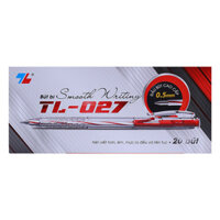 Hộp 20 Bút Bi Thiên Long - 027 - Đỏ