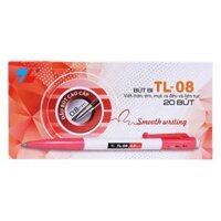 Hộp 20 Bút Bi Thiên Long - 08 - Đỏ