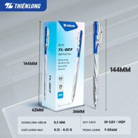 Hộp 20 Bút Bi Thiên Long TL-027(xanh)