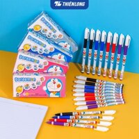 Hộp 20 Bút Gel Thiên Long Doraemon GEL-012/DO ngòi 0.5mm mực đều màu, thân mềm, viết êm tay phù hợp học sinh tiểu học