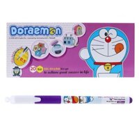 Hộp 20 bút gel tím / xanh Thiên Long GEL - 012 doraemon - mực màu tím, xanh, bút gel tím cho học sinh tiểu học