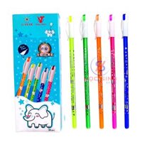 Hộp 20 Cây Bút Viết Bi Ấn Độ Mực Xanh Chính Hãng G-Star IT-32 Ngòi 0.5mm 5 Màu