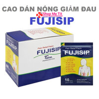 [HỘP 20 gói] Cao dán giảm đau FUJISIP gói 10 miếng