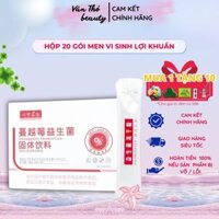 Hộp 20 Gói Probiotics Men Vi Sinh Lợi Khuẩn, Vi Sinh Lợi Khuẩn Detox Cơ Thể, Phụ Khoa, Tốt Tiêu Hóa, Vân Thỏ Beauty