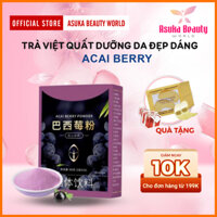 Hộp 20 Gói Trà Việt Quất Mâm Xôi ACAI BERRY POWDER – Thanh Nhiệt, Giải Độc, Mát Gan, Hỗ Trợ Giảm Mỡ Máu, Giữ Dáng