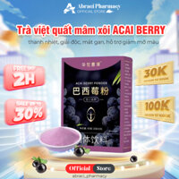 Hộp 20 Gói Trà Việt Quất Mâm Xôi ACAI BERRY POWDER – Trà BERRY Thanh Nhiệt, Giải Độc, Mát Gan, Hỗ Trợ Giảm Mỡ Máu