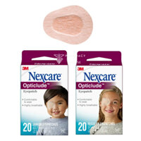 Hộp 20 miếng băng dán mắt 3M Nexcare Opticlude Orthoptic Eye Patch tùy chọn size ducthanhauto