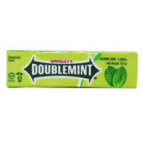 Hộp 20 Thanh Kẹo Sing-Gum DoubleMint Hương Bạc Hà Gói 13.5g