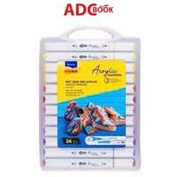 Hộp 24 bút lông màu Colokit Acrylic Markers 2 đầu ACM-C002 - Bút màu Acrylic