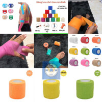 Hộp 24 cuộn 48 cuộn 5cm Băng cao su non Thể thao