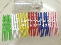 Hộp 24 dĩa nhựa nhỏ Hofaco HPB01 (có hộp)