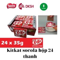 Hộp 24 Thanh Chocolate KitKat 4F Thanh 35g DATE 4/2023