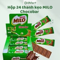 Hộp 24 thanh kẹo Socola Milo Chocobar, milo thanh Chocobar Malaysia