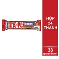 Hộp 24 thanh KitKat Chunky gói 38g (24 thanh x 38g)