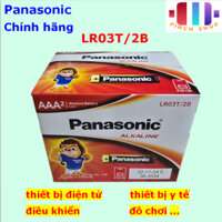 Hộp 24 viên pin đũa AAA  Alkaline Panasonic LR03T/2B - dùng cho điều khiển, micro, đồ chơi...