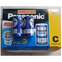 Hộp 24 Viên Pin Trung C Panasonic R14UT 1,5V (Hàng chính hãng)