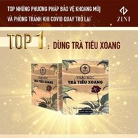 [Hộp 24gói) Trà tiêu xoang zn chính hãng cty 100% bao check