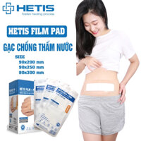 ✅[HỘP 25-50 MIẾNG] Băng gạc Miếng Dán cho Vết Mổ Sau Sinh HETIS,Băng gạc Miếng dán hút dịch sau mổ chống thấm nước Hetis