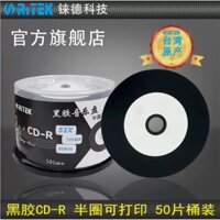 HỘP 25 hoặc 50 Đĩa CD Trắng Ritek Nguyên Seal (SX ở Đài Loan phong cách Vitage) dùng ghi audio chất lượng cao + Túi đựng