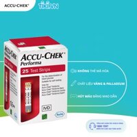 Hộp 25 Que Thử Đường Huyết ACCU-CHEK Performa