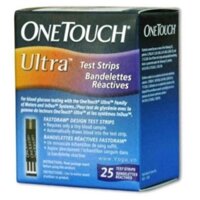 Hộp 25 que thử đường huyết OneTouch Ultra