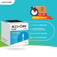 Hộp 25 Que Thử Đường Huyết ACCU-CHEK Guide Dùng Cho Máy Đo Đường Huyết ACCU-CHEK Guide