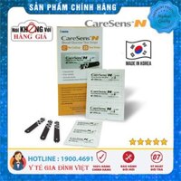 Hộp 25 Que thử đường huyết Caresens N - Que thử tiểu đường