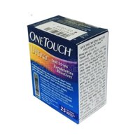 Hộp 25 que thử đường huyết Onetouch Ultra ( test tiểu đường One Touch Ultra)