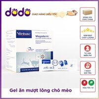 [Hộp 28 gói] Gel Dinh Dưỡng Virbac Megaderm Cho Chó Mèo Dưỡng Lông Dưỡng Da