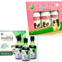 Hộp 3 chai / Nước thảo dược Xông tắm cho mẹ sau sinh DAO'SPA MAMA / TABAME - DAO ĐỎ 250ml/chai - DKX AM