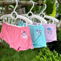 Hộp 3 chiếc quần chip đùi bé gái vải sợi tre mềm mịn, thoáng mát, an toàn cho da