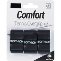 Hộp 3 dây quấn cán vợt tennis comfort đen artengo mã 8340631