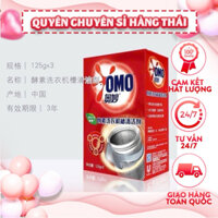 Hộp 3 gói tẩy lồng máy giặt omo nội địa trung