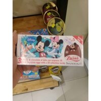 Hộp 3 quả sôcôla hình trứng hiệu Zaini – Chú chuột Mickey